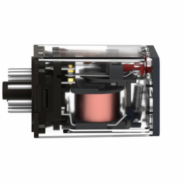 universal plug-in relay - Harmony RUM - 3 C/O - 24 V AC - 10 A - with LED - Schneider Electric - RUMC32B7