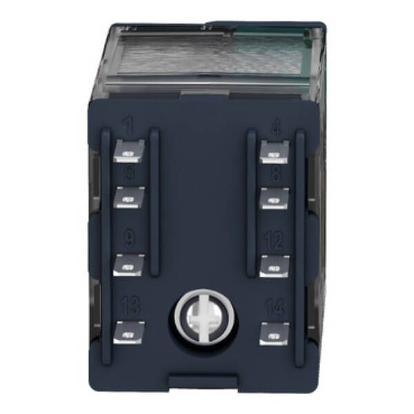 Miniature plug-in relay, 12 A, 2 CO, LED, 12 V DC - Schneider Electric - RXM2AB2JD