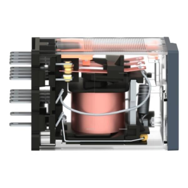 Miniature Plug-in relay - Harmony RXM 4 C/O 24 V DC 6 A with LED - Schneider Electric - RXM4AB3BD