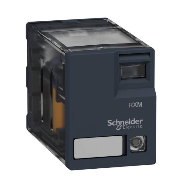 Miniature Plug-in relay - Harmony RXM 4 C/O 120 V AC 6 A with LED - Schneider Electric - RXM4AB3F7