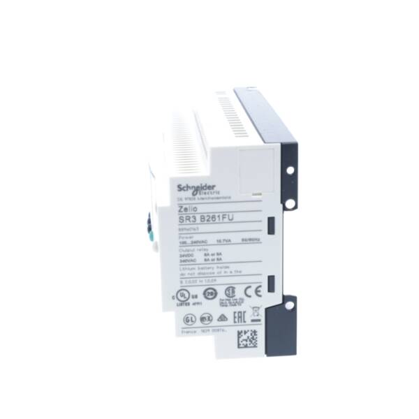 modular smart relay Zelio Logic - 26 I O - 100..240 V AC - clock - display - Schneider Electric - SR3B261FU