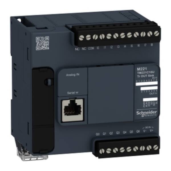 Logic controller, Modicon M221, 16io tr.npn - Schneider Electric - TM221C16U