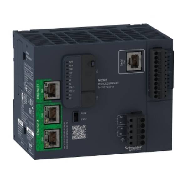 Logic controller, Modicon M262, 3ns/instruction, Ethernet - Schneider Electric - TM262L20MESE8T