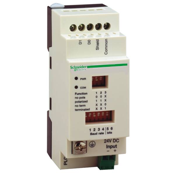 serial link tap isolation box - for PLC Twido - screw terminal block - 2 RJ45 - Schneider Electric - TWDXCAISO