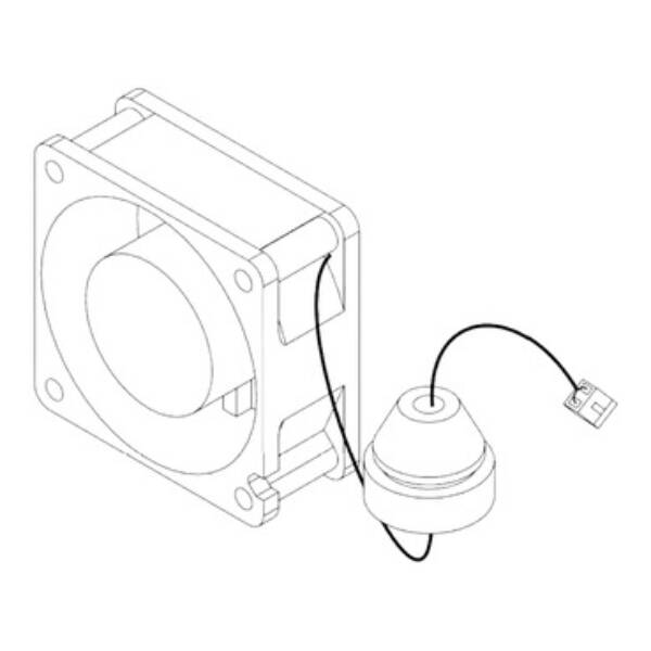 Wear part, external fan kit for variable speed drive, Altivar 212, from 3 to 7.5kW - Schneider Electric - VZ3V212S31001