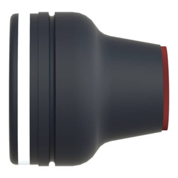 booted head for pushbutton XAC-B - black - 16 mm, -40..+70 °C - Schneider Electric - XACB9222