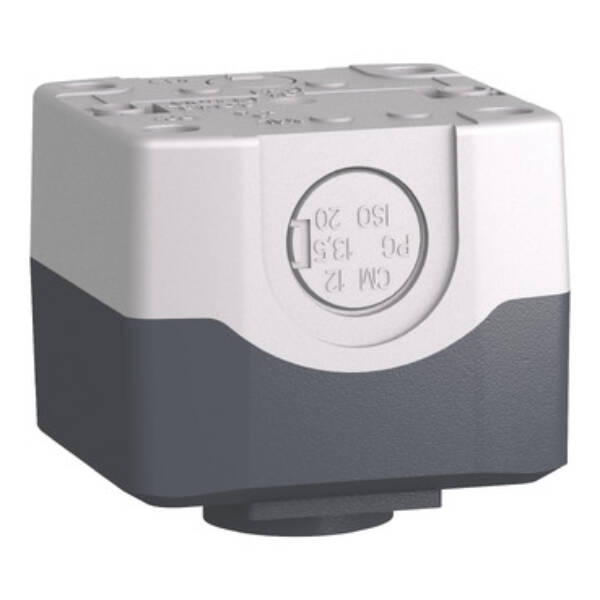 dark grey station - 1 green flush pushbutton Ø22 spring return 1NO "Start" - Schneider Electric - XALD101H29