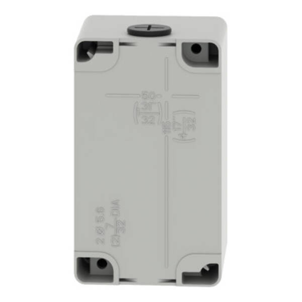 Harmony XAP, XB2 SL, Empty control station, zinc alloy, grey, M20, undrilled, 80 x 130 x 77, UL cULus - Schneider Electric - XAPD24