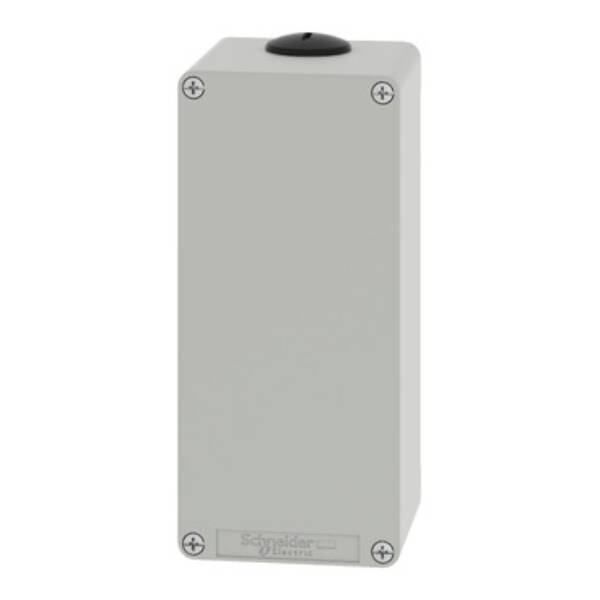 Harmony XAP, XB2 SL, Empty control station, zinc alloy, grey, M25, undrilled,  80 x 175 x 77 - Schneider Electric - XAPD34
