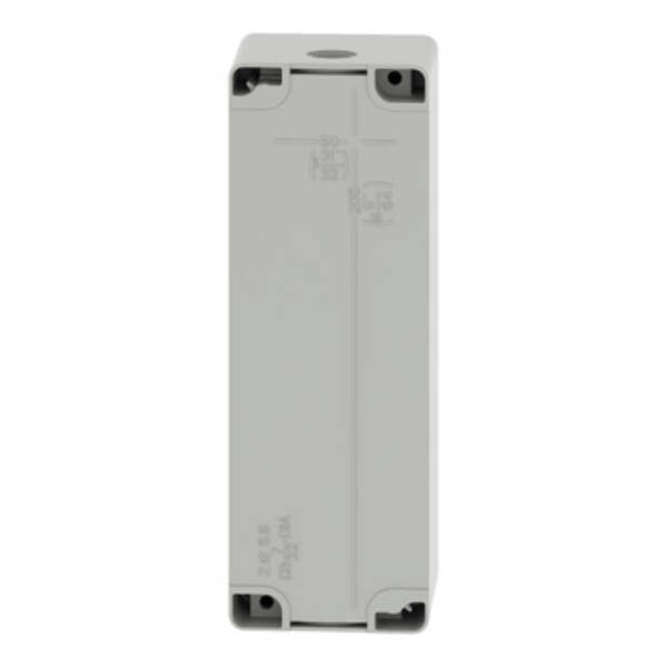 Harmony XAP, XB2 SL, Empty control station, zinc alloy, grey, M25, 8 cut-outs 22mm, 80 x 220 x 77 - Schneider Electric - XAPD4508