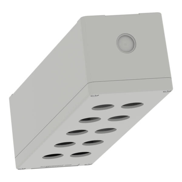 Harmony XAP, XB2 SL, Empty control station, aluminium, grey, M32, 10 cut-outs 22mm, 85 x 310 x 77 - Schneider Electric - XAPD5510