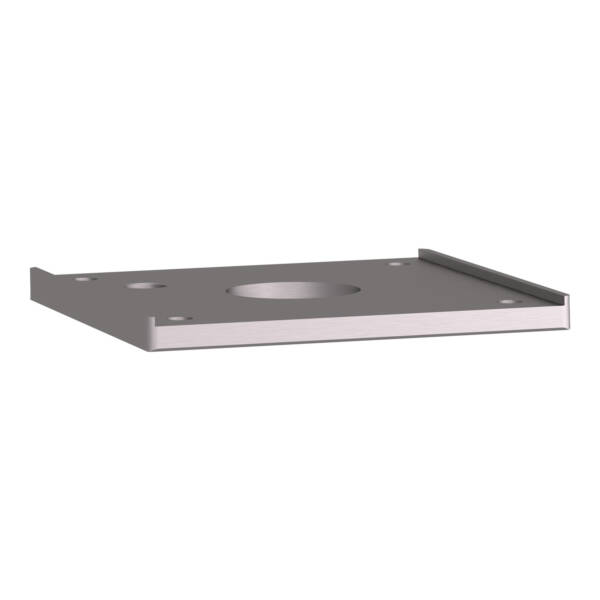 drilled front plate - XAP-E - metal - 1 opening - Schneider Electric - XAPE301