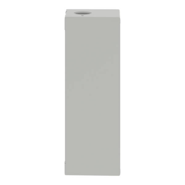 Empty enclosure, zinc alloy, grey RAL 7032, 4 cut-outs, Ø22 mm, 80x220x77 mm - Schneider Electric - XAPG49504