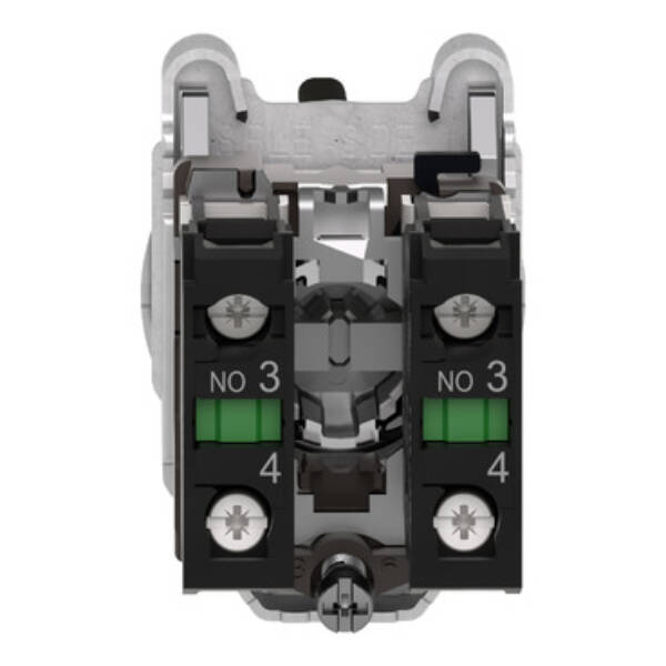 Selector switch, Harmony XB4, flush mounted sw Ø 30.5 key 455 3 pos stay put key release 2 NO - Schneider Electric - XB4FG03