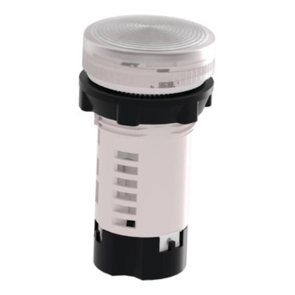 Harmony XB7, Monolithic pilot light, plastic, clear, Ø22, plain lens for BA9s bulb, <= 250 V - Schneider Electric - XB7EV67P