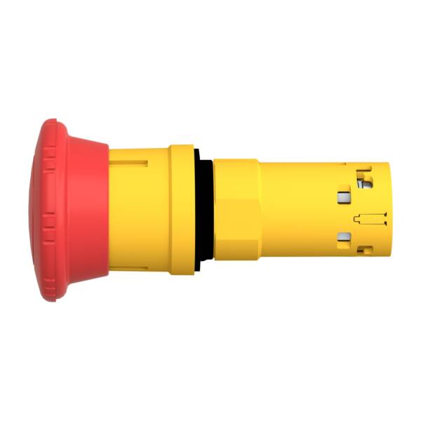 Emergency stop Ø 22 - red - mushroom head Ø 40 mm - turn to release - 1 NC - Schneider Electric - XB7NS8442