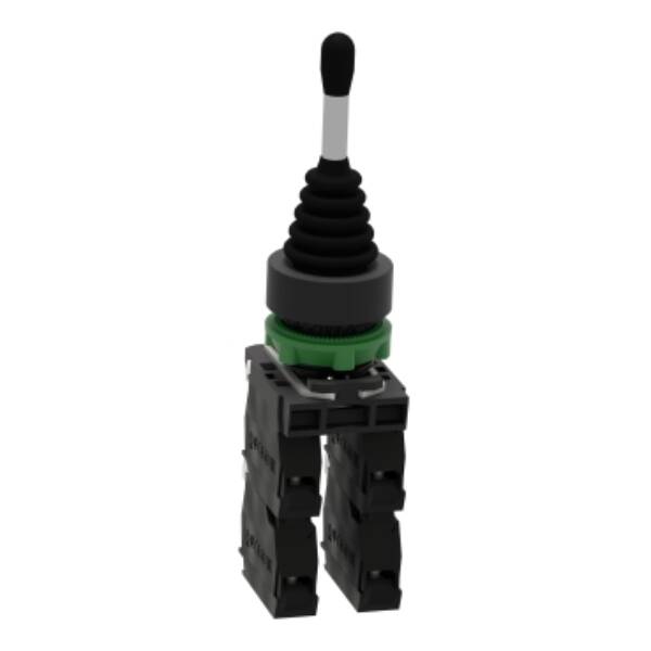 joystick controller Ø22 4-direction spring return 1NO per direction - Schneider Electric - XD5PA24