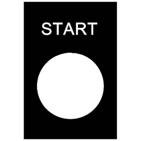 LEGEND PLATE - Schneider Electric - ZB2BY2303