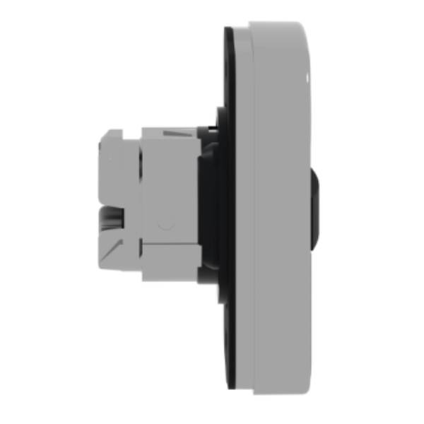 green flush/red flush double-headed pushbutton Ø22 with marking - Schneider Electric - ZB4BA7341