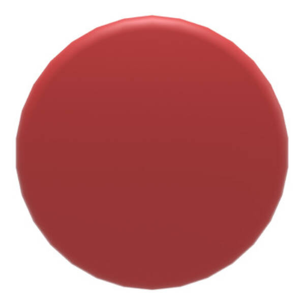 red Ø40 mushroom pushbutton head Ø22 spring return - Schneider Electric - ZB4BC4