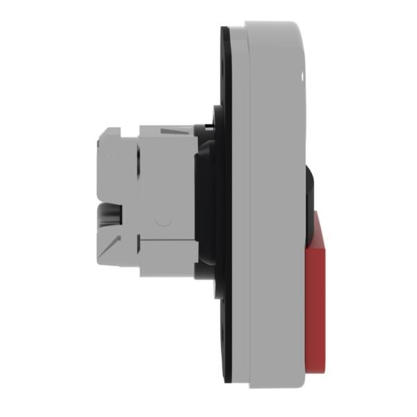 Double-headed push button head, metal, Ø22, 1 green flush marked I + 1 red projecting marked O - Schneider Electric - ZB4BL7341