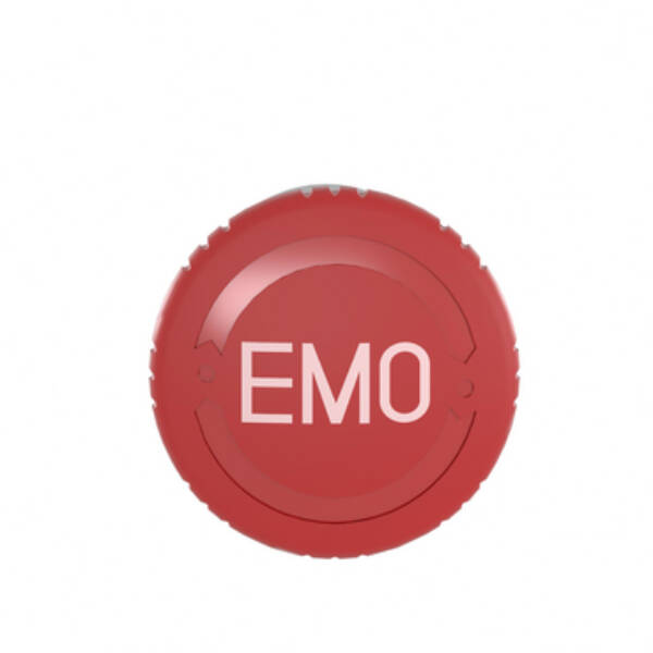 Head for emergency switching off push button, Harmony XB4, red Ø 40 stop,switching Ø22 mm trigger and latching turn release - Schneider Electric - ZB4BS84430