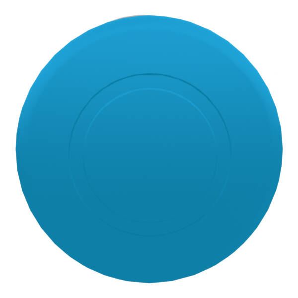 blue Ø40 mushroom pushbutton head Ø22 latching push-pull - Schneider Electric - ZB4BT6