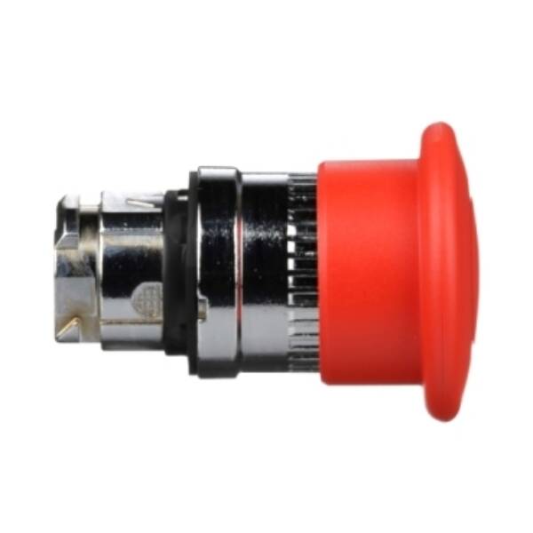 Emergency stop head, switching off, metal, red mushroom Ø40, Ø22, trigger latching push-pull - Schneider Electric - ZB4BT84