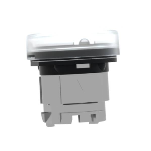 clear pilot light head Ø22 with plain lens for BA9s bulb - Schneider Electric - ZB4BV07