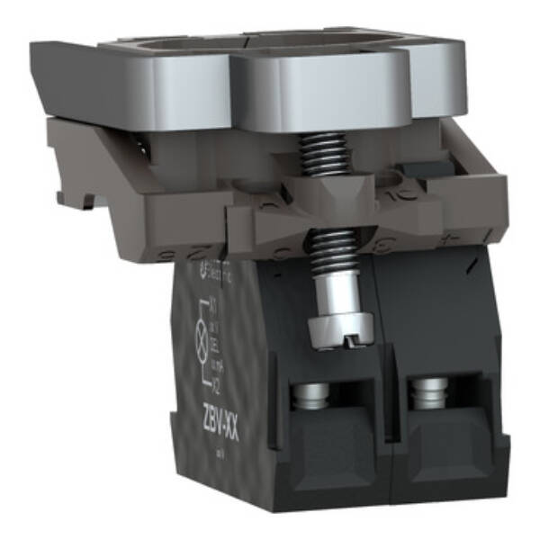 light block with body/fixing collar for BA9s bulb 250V 1NO - Schneider Electric - ZB4BW061