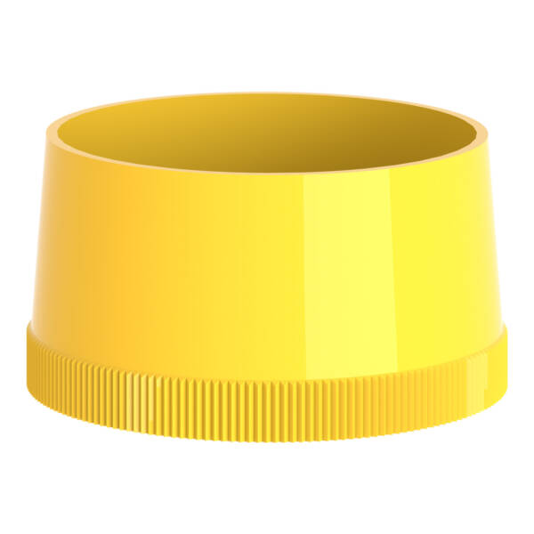 Harmony XB4, Round guard for Ø 40 Emergency stop, plastic, yellow, 63.5 mm - Schneider Electric - ZB4BZ1905