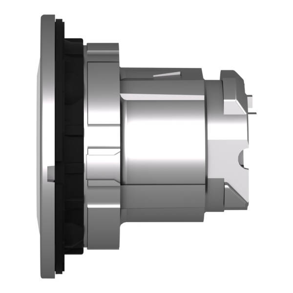 Head for non illuminated push button, Harmony XB4, flush mounted white flush caps pushbutton black marked marche - Schneider Electric - ZB4FA142