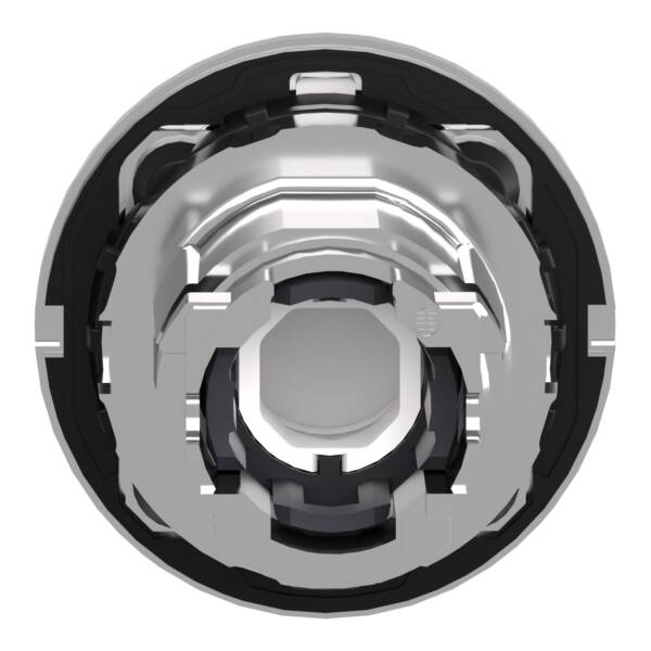 Head for illuminated push button, Harmony XB4, metal, red flush mounted, 30mm, universal LED, unmarked - Schneider Electric - ZB4FH043