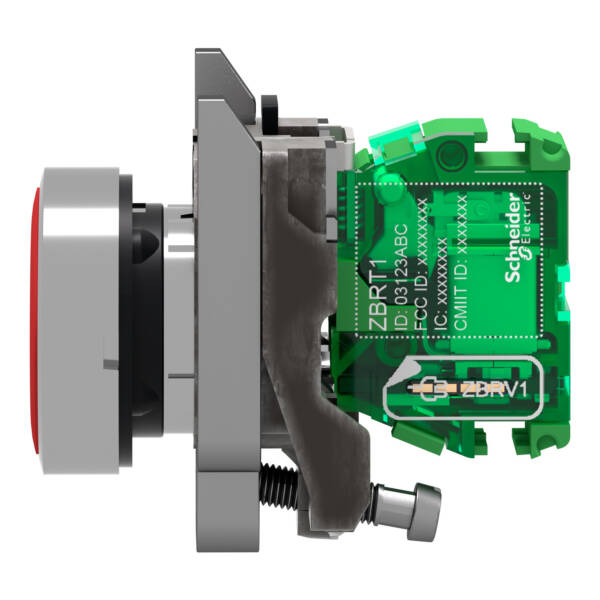ZB4R transmitter complete, red cap - Schneider Electric - ZB4RTA4