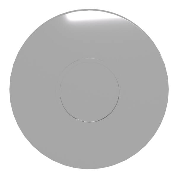 round chromium plated blanking plug for Ø22 mm hole - Schneider Electric - ZB4SZ3