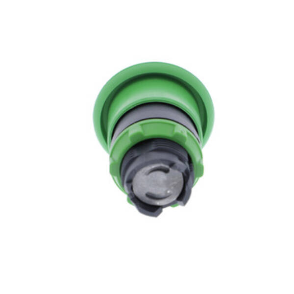 Mushroom push button head Ø40, plastic, green, Ø22, spring return - Schneider Electric - ZB5AC3