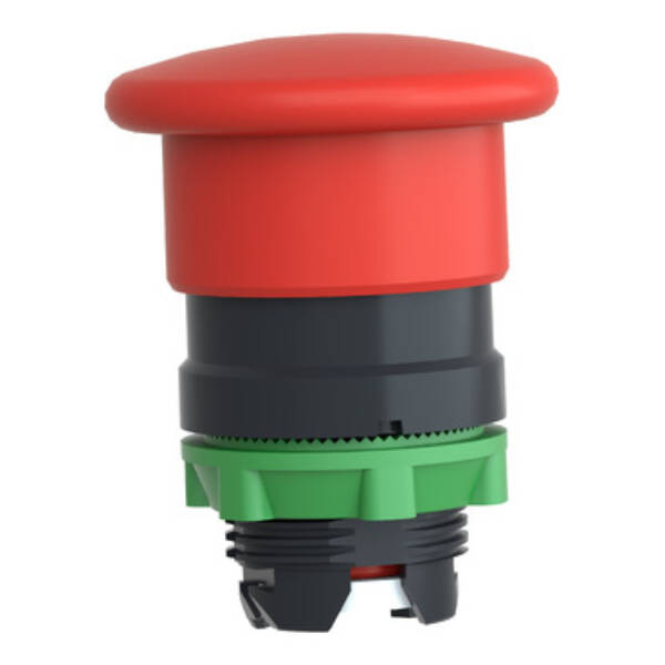 red Ø40 mushroom pushbutton head Ø22 spring return - Schneider Electric - ZB5AC4