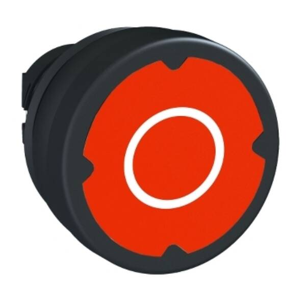 Head for push button, Harmony XB5, XB4, pushbutton harsh environment, red, with marking - Schneider Electric - ZB5AC48021