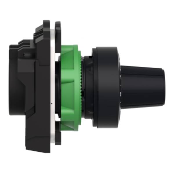 Harmony XB5, Potentiometer head, plastic,black, Ø22, for use with Ø 6 mm shaft - Schneider Electric - ZB5AD912