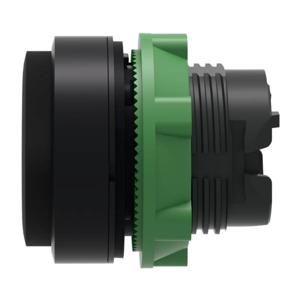 black projecting pushbutton head Ø22 spring return "O" - Schneider Electric - ZB5AL232