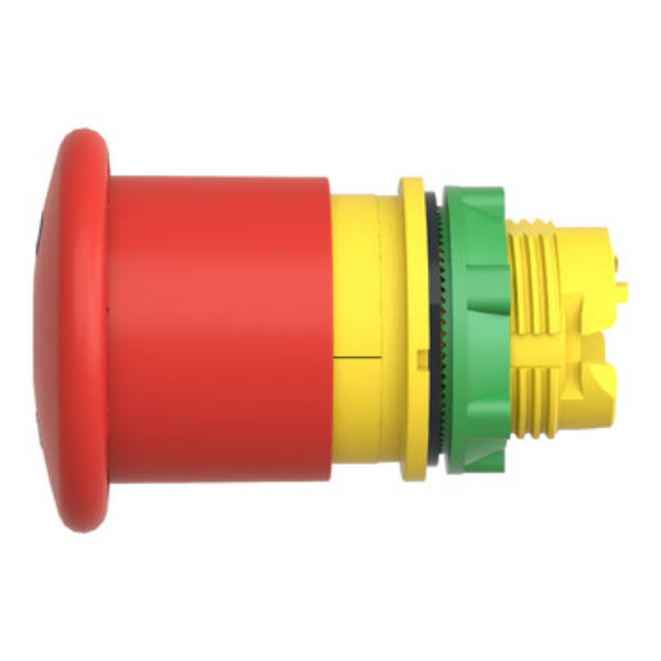 red Ø40 illum Emergency stop pushbutton head Ø22 trigger and latching - Schneider Electric - ZB5AT8643M