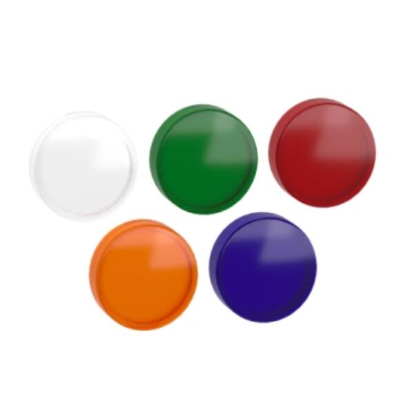 Head for pilot light, Harmony XB5, plastic, 5 colour, 22mm, universal LED, plain lens - Schneider Electric - ZB5AV003