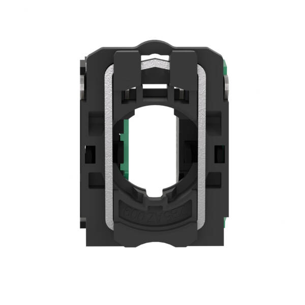 Complete body contact assembly, Harmony XB5, single contact, with fixing collar, plastic, 2NO, compact push in terminals - Schneider Electric - ZB5AZ1035