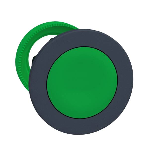 FLUSH MOUNTED GREEN FLUSH CAPS PUSHBUTTON HEAD PUSH PUSH - Schneider Electric - ZB5FH03