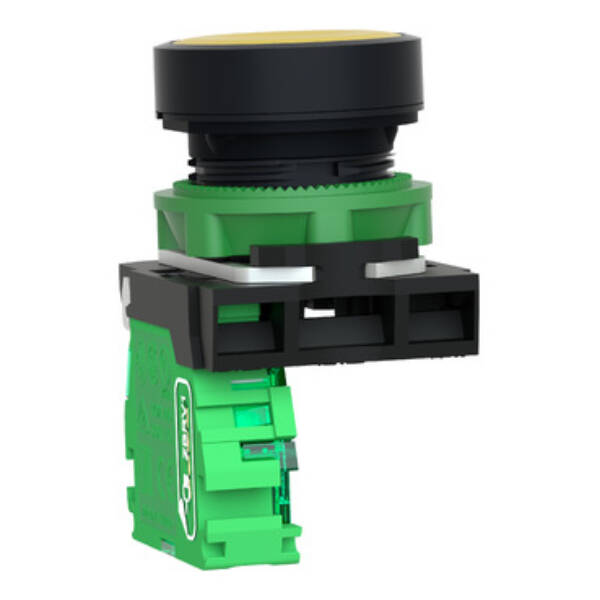 transmitter - Ø22 mm plastic head - yellow cap - Schneider Electric - ZB5RTA5