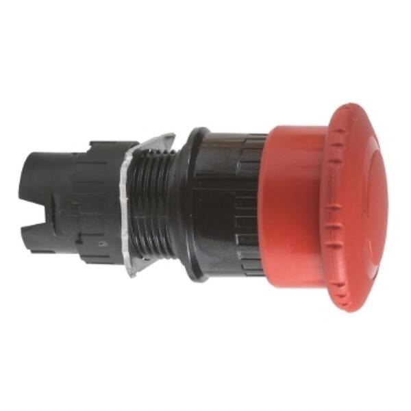 red Ø30 Emergency stop pushbutton head Ø16 trigger and latching turn release - Schneider Electric - ZB6AS834