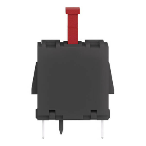 Harmony XB4, Single contact block, silver alloy, pins for printed circuit board, 1 NC - Schneider Electric - ZBE702