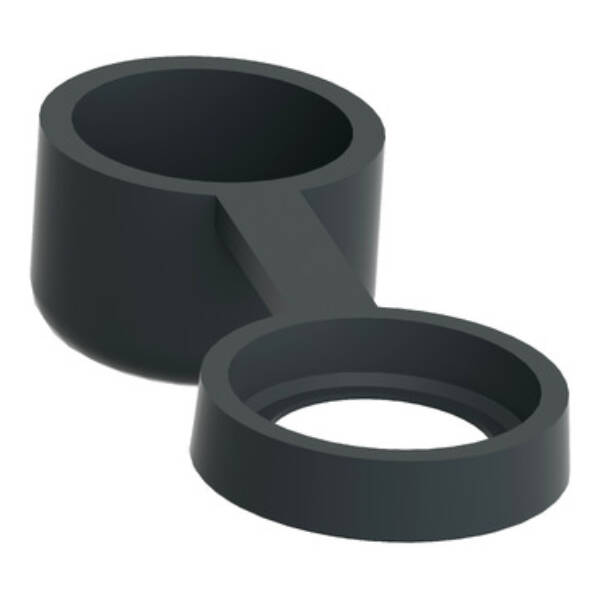 black protective cover for Ø22 pushbutton head - Schneider Electric - ZBGP
