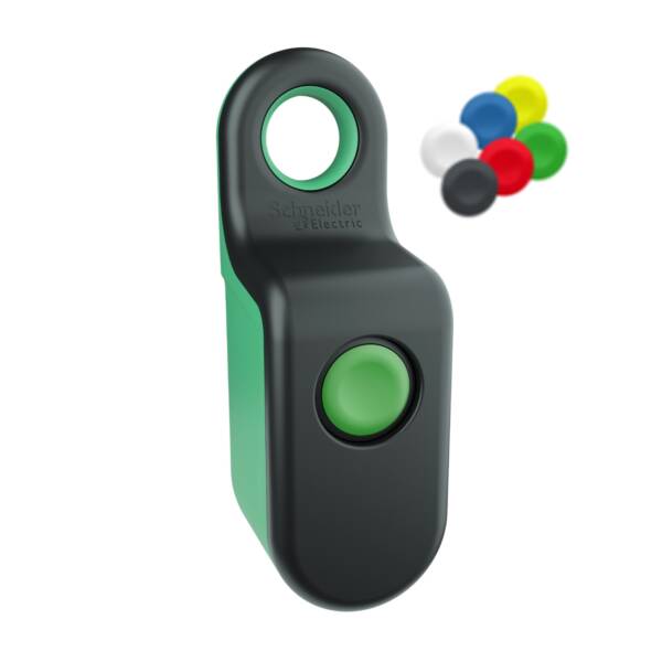 wireless and battery less handy box, 1 simple action button - Schneider Electric - ZBRM21A0