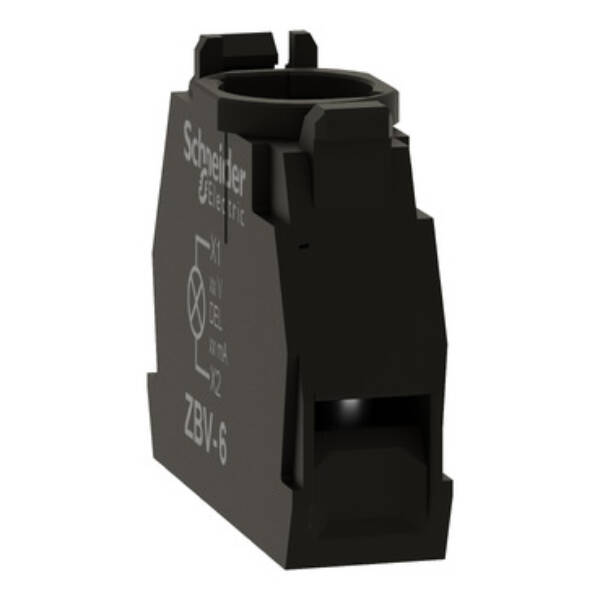 light block for head Ø22 for BA9s bulb 250V screw clamp terminals - Schneider Electric - ZBV6